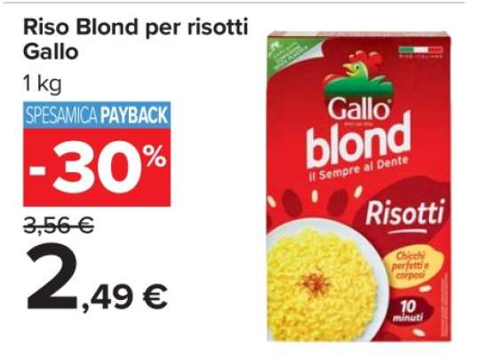 Riso Blond per Risotti Gallo