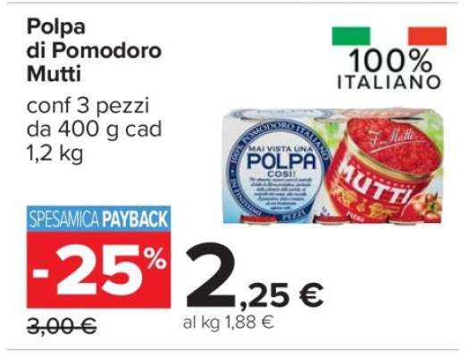 POLPA DI POMODORO MUTTI