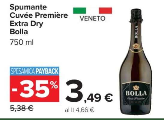 Spumante Cuvée Première Extra Dry Bolla