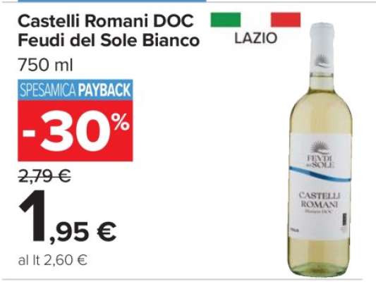 Castelli Romani DOC Feudi del Sole Bianco