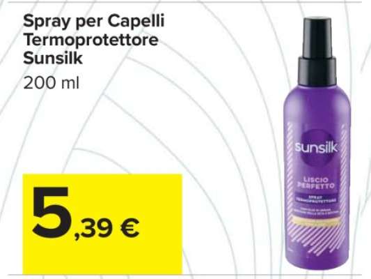Spray per Capelli Termoprotettore Sunsilk