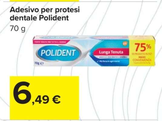Adesivo per Protesi Dentale Polident