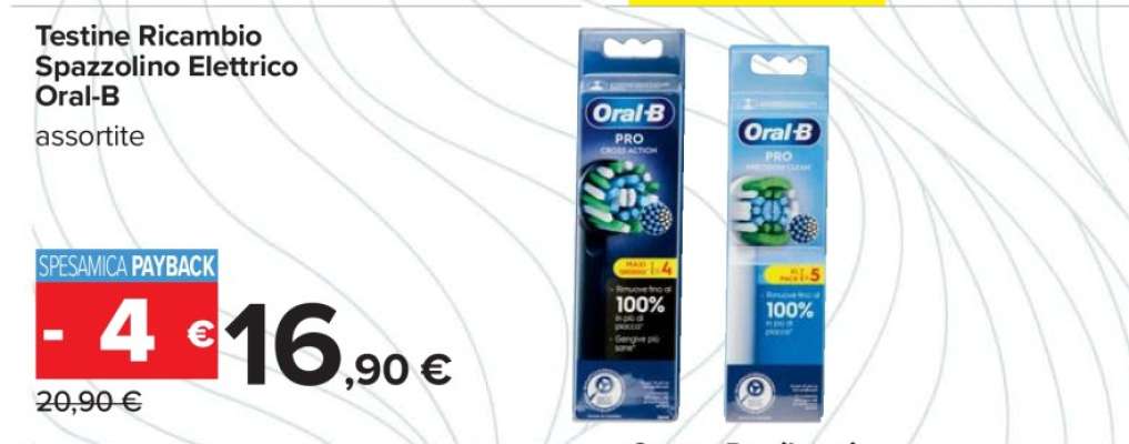 Testine Ricambio Spazzolino Elettrico Oral-B