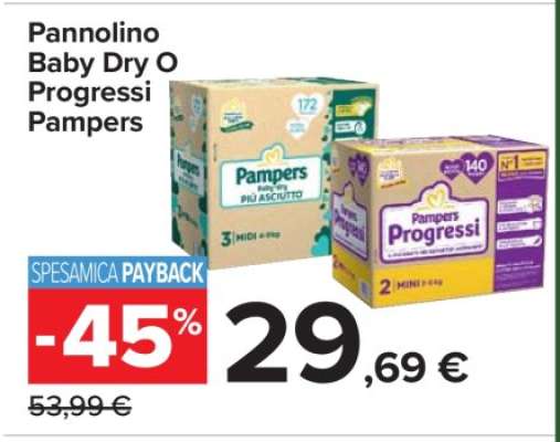 Pannolino Baby Dry O Progressi Pampers