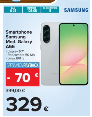 Smartphone Samsung Mod. Galaxy A56