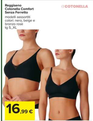 Reggiseno Cotonella Comfort Senza Ferretto