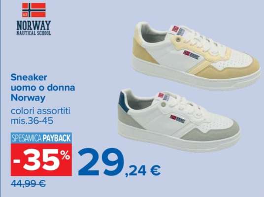 Sneaker uomo o donna Norway
