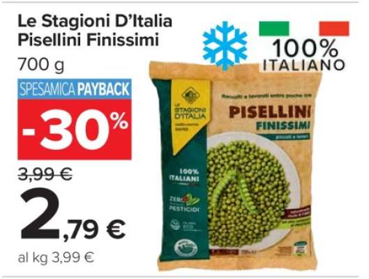 Le Stagioni D’Italia Pisellini Finissimi