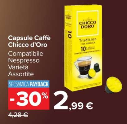 Capsule Caffè Chicco d’Oro