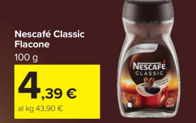 Nescafé Classic Flacone