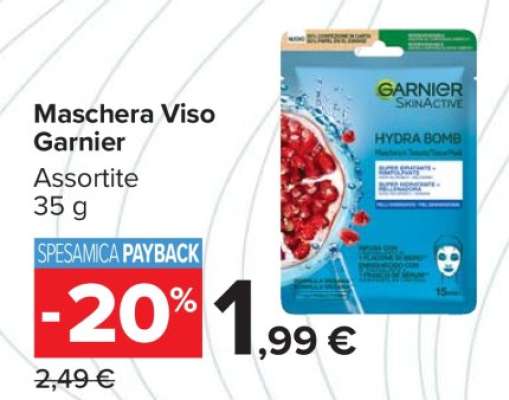 Maschera Viso Garnier