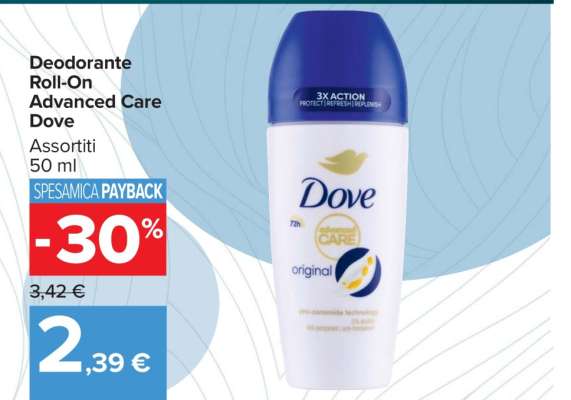 Deodorante Roll-On Advanced Care Dove