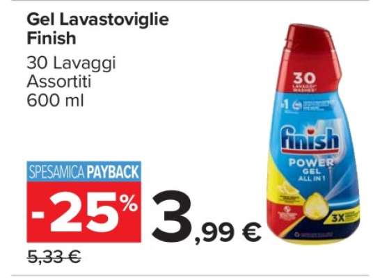 Gel Lavastoviglie Finish