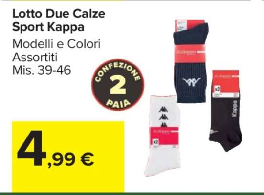 Lotto Due Calze Sport Kappa