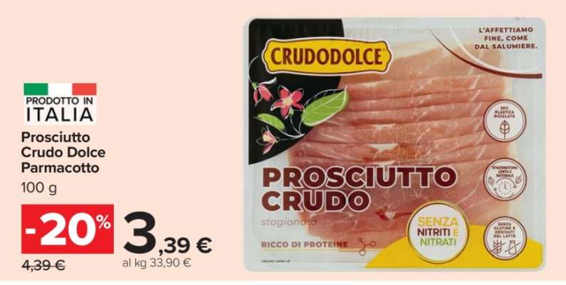 Prosciutto Crudo Dolce Parmacotto