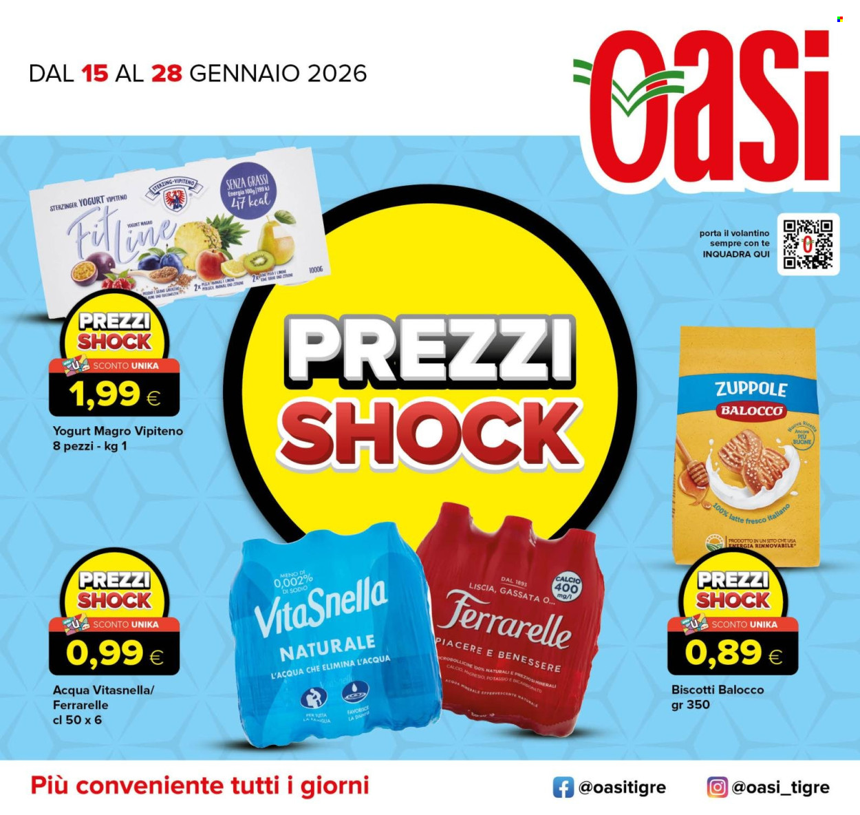 Volantino Oasi - 15/1/2026 - 28/1/2026. Pagina 1