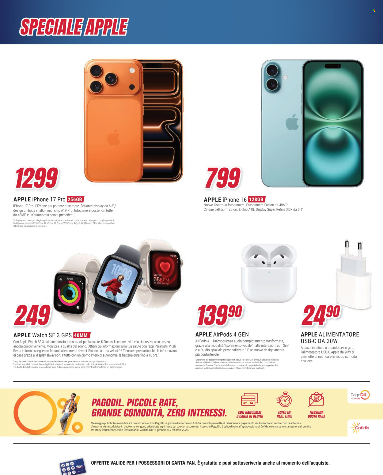 Volantino Trony - 15/1/2026 - 4/2/2026. Pagina 24