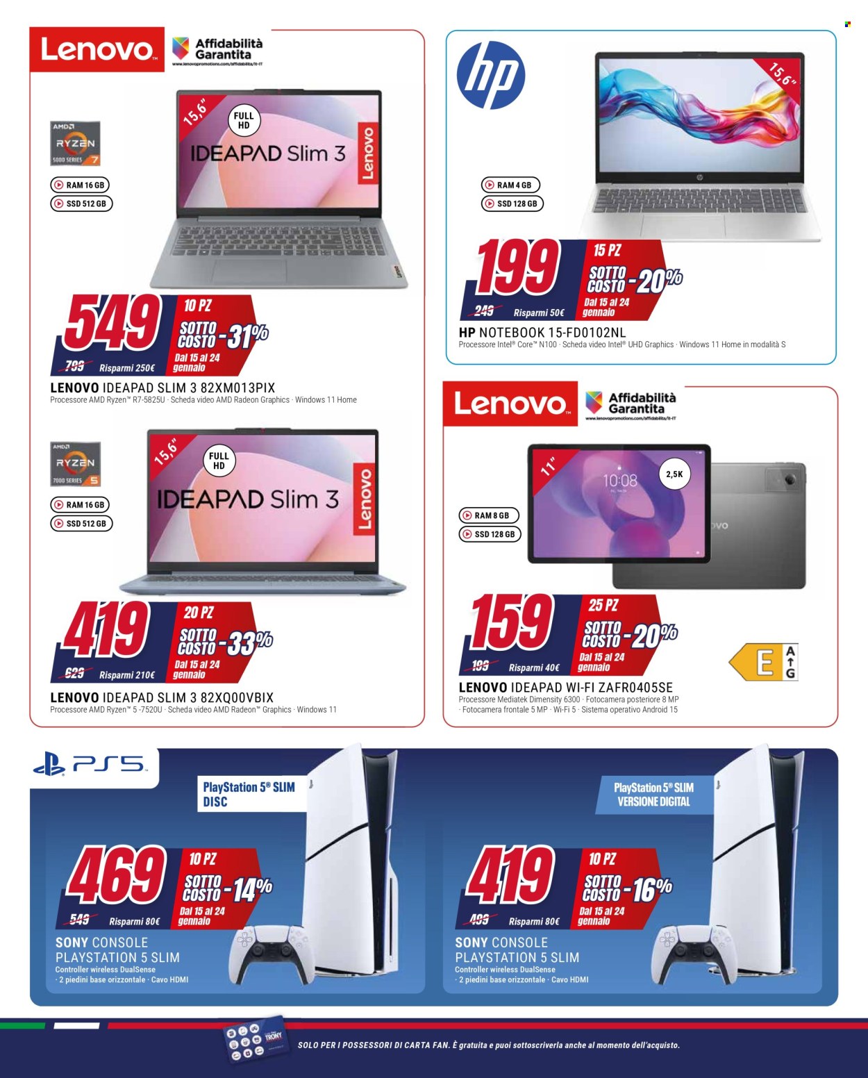 Volantino Trony - 15/1/2026 - 24/1/2026. Pagina 3