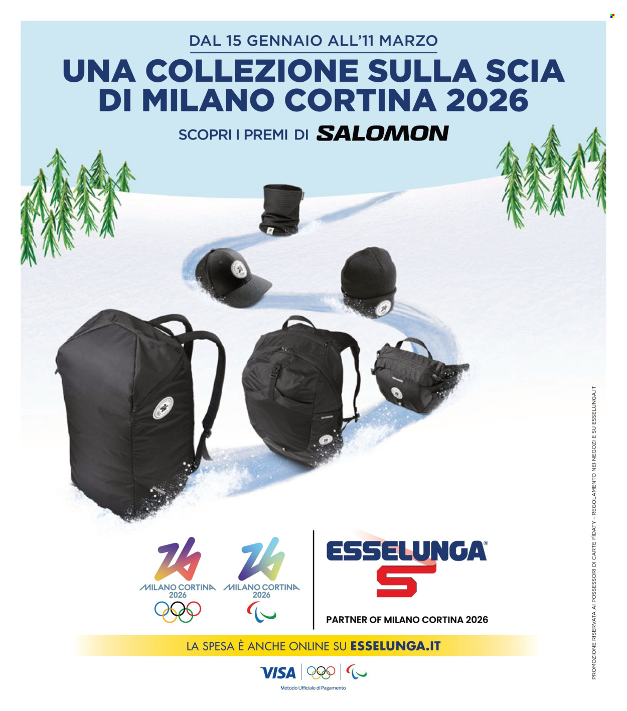 Volantino Esselunga - 15/1/2026 - 11/3/2026. Pagina 1