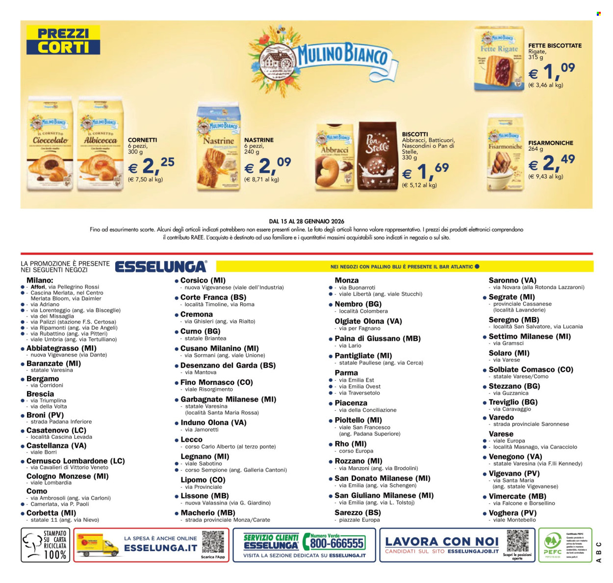 Volantino Esselunga - 15/1/2026 - 28/1/2026. Pagina 16