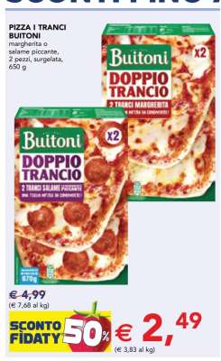 PIZZA I TRANCI BUITONI