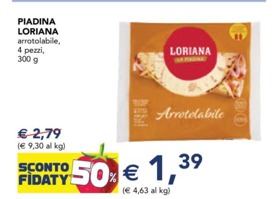 PIADINA LORIANA