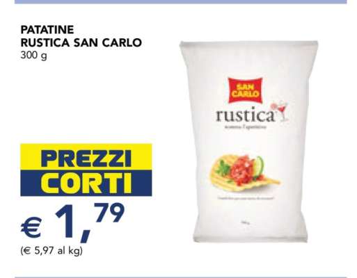 Patatine Rustica San Carlo