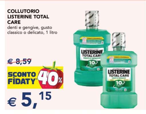 COLLUTORIO LISTERINE TOTAL CARE