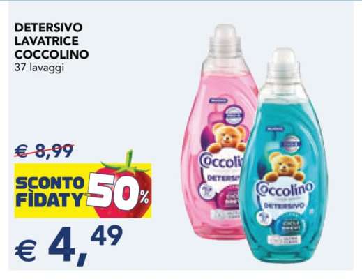 Detersivo Lavatrice Coccolino