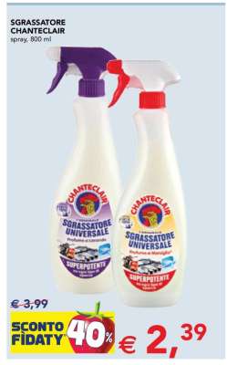 Sgrassatore Chanteclair