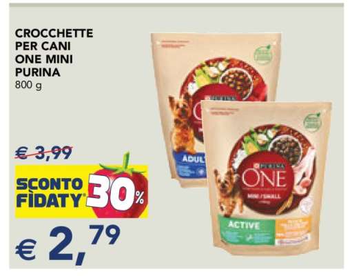 CROCCHETTE PER CANI ONE MINI PURINA