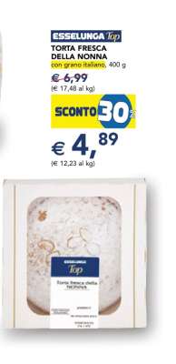 Torta Fresca Della Nonna