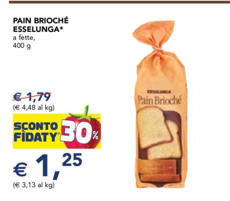 Pain Brioché Esselunga