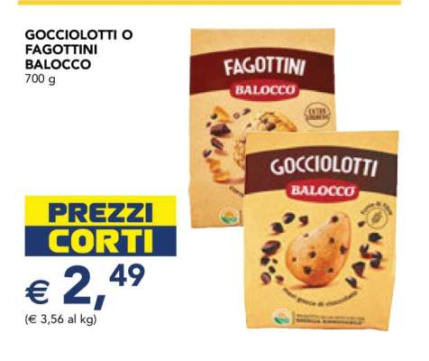 GOCCIOLOTTI O FAGOTTINI BALOCCO