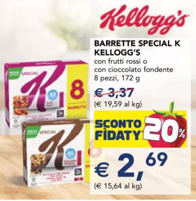 BARRETTE SPECIAL K KELLOGG'S