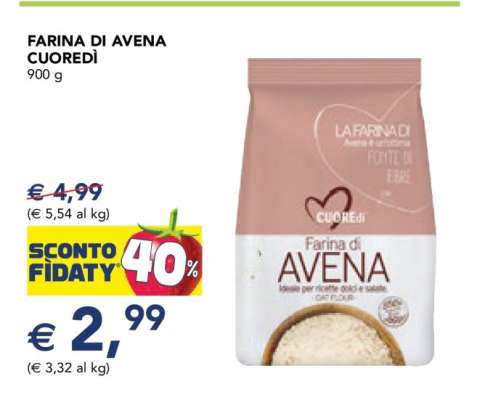 Farina di Avena Cuoredi