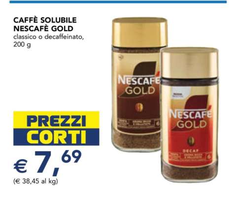 Caffè Solubile Nescafé Gold