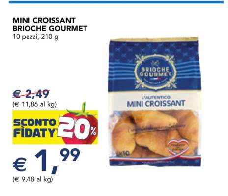 MINI CROISSANT BRIOCHE GOURMET