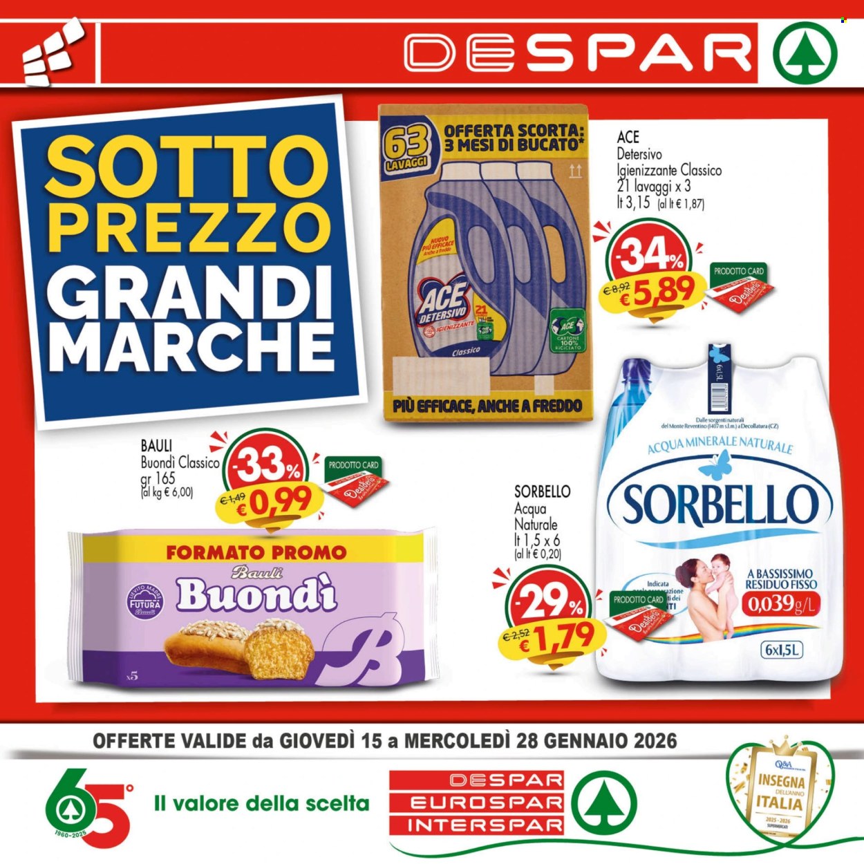 Volantino Interspar - 15/1/2026 - 28/1/2026. Pagina 1