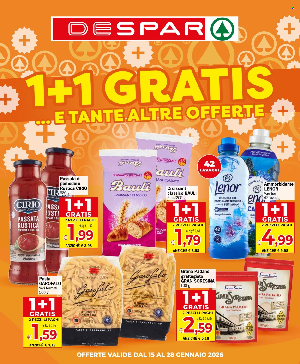 Volantino Despar - 15/1/2026 - 28/1/2026. Pagina 1