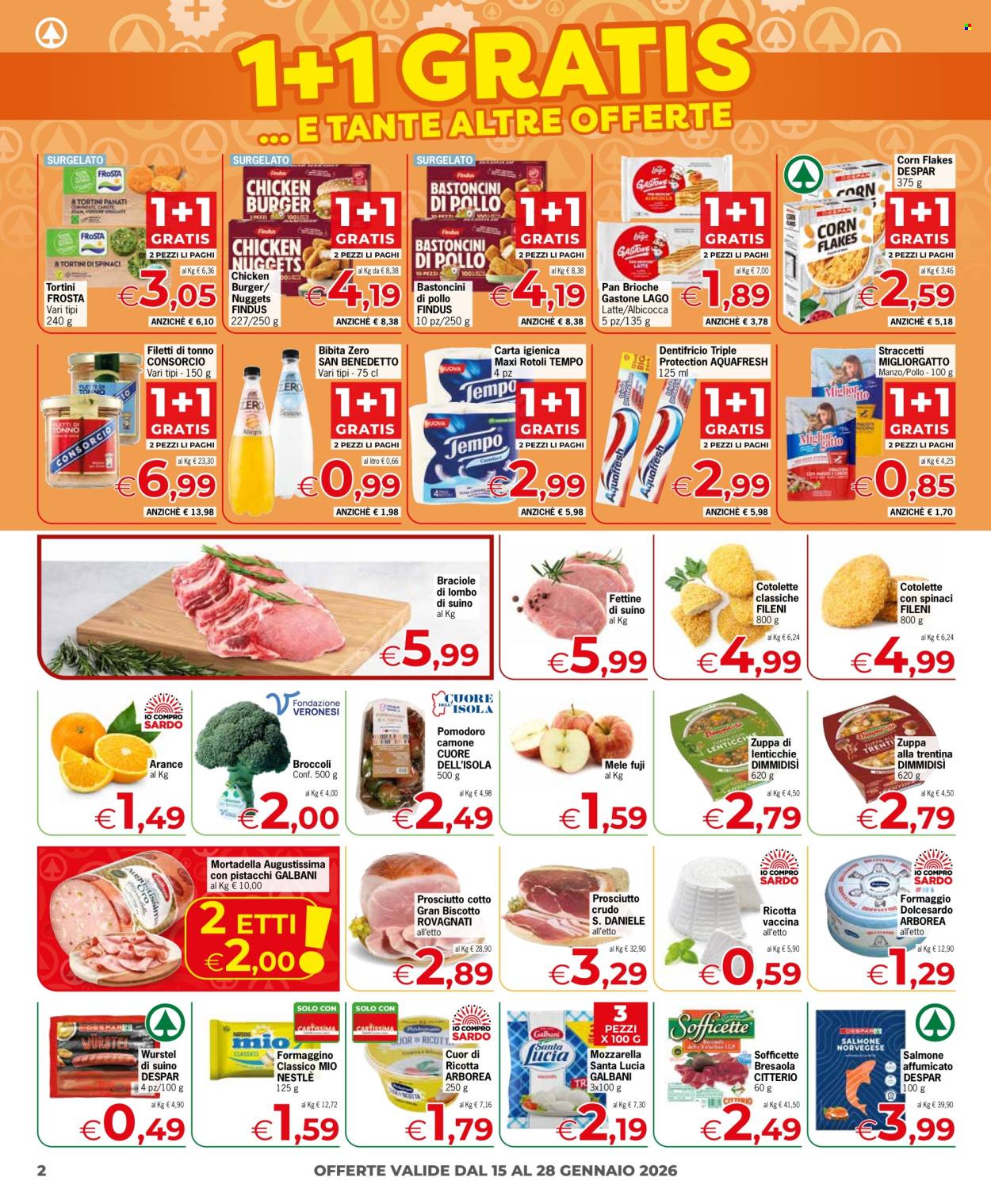 Volantino Despar - 15/1/2026 - 28/1/2026. Pagina 2