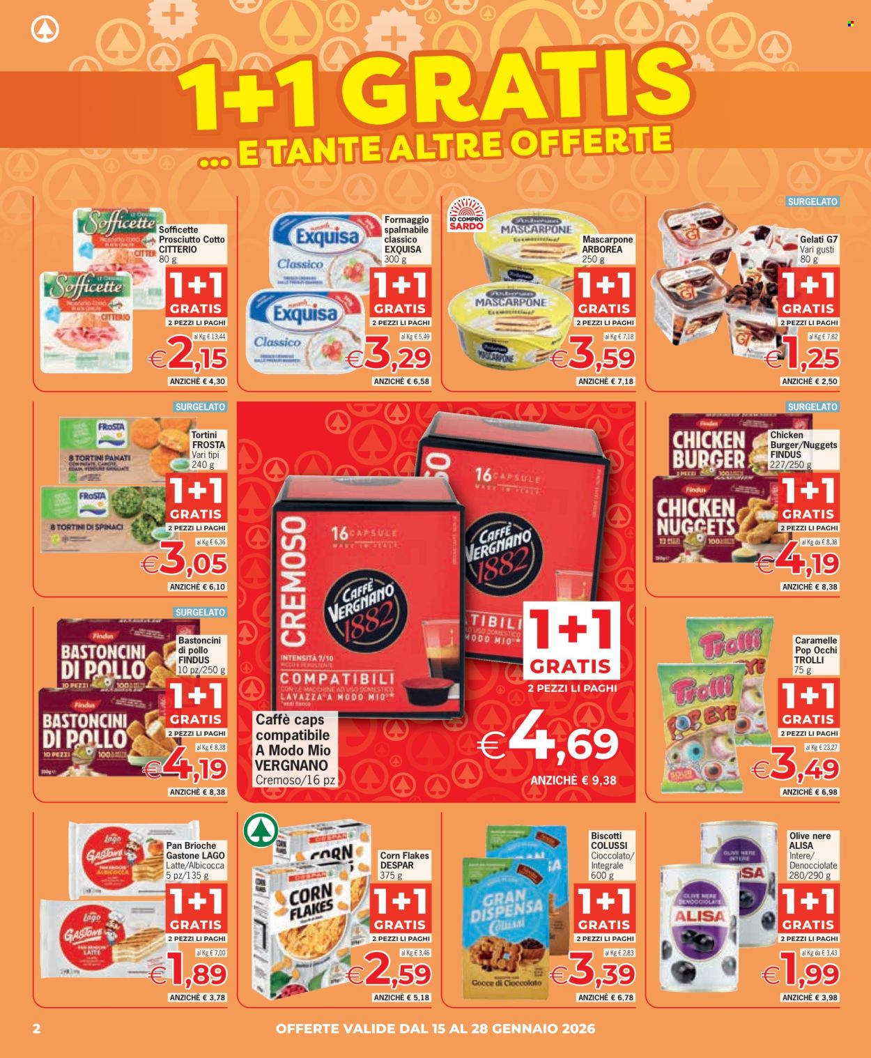 Volantino Eurospar - 15/1/2026 - 28/1/2026. Pagina 2