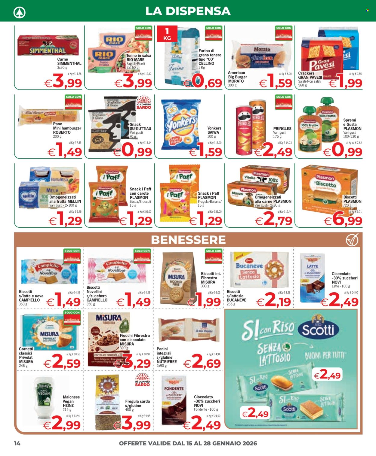 Volantino Eurospar - 15/1/2026 - 28/1/2026. Pagina 14
