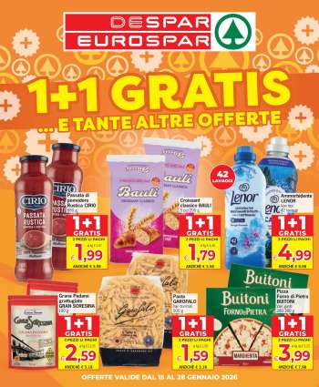 Volantino Eurospar - 15/1/2026 - 28/1/2026.