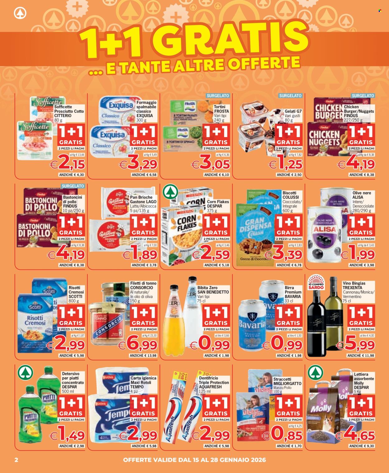 Volantino Eurospar - 15/1/2026 - 28/1/2026. Pagina 2