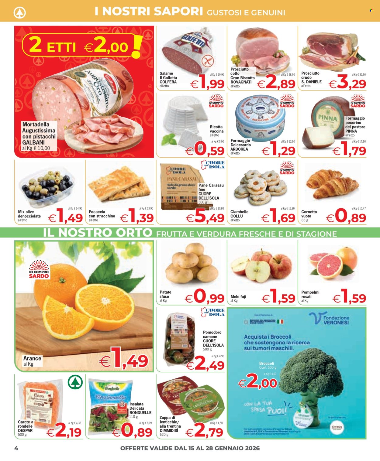 Volantino Eurospar - 15/1/2026 - 28/1/2026. Pagina 4