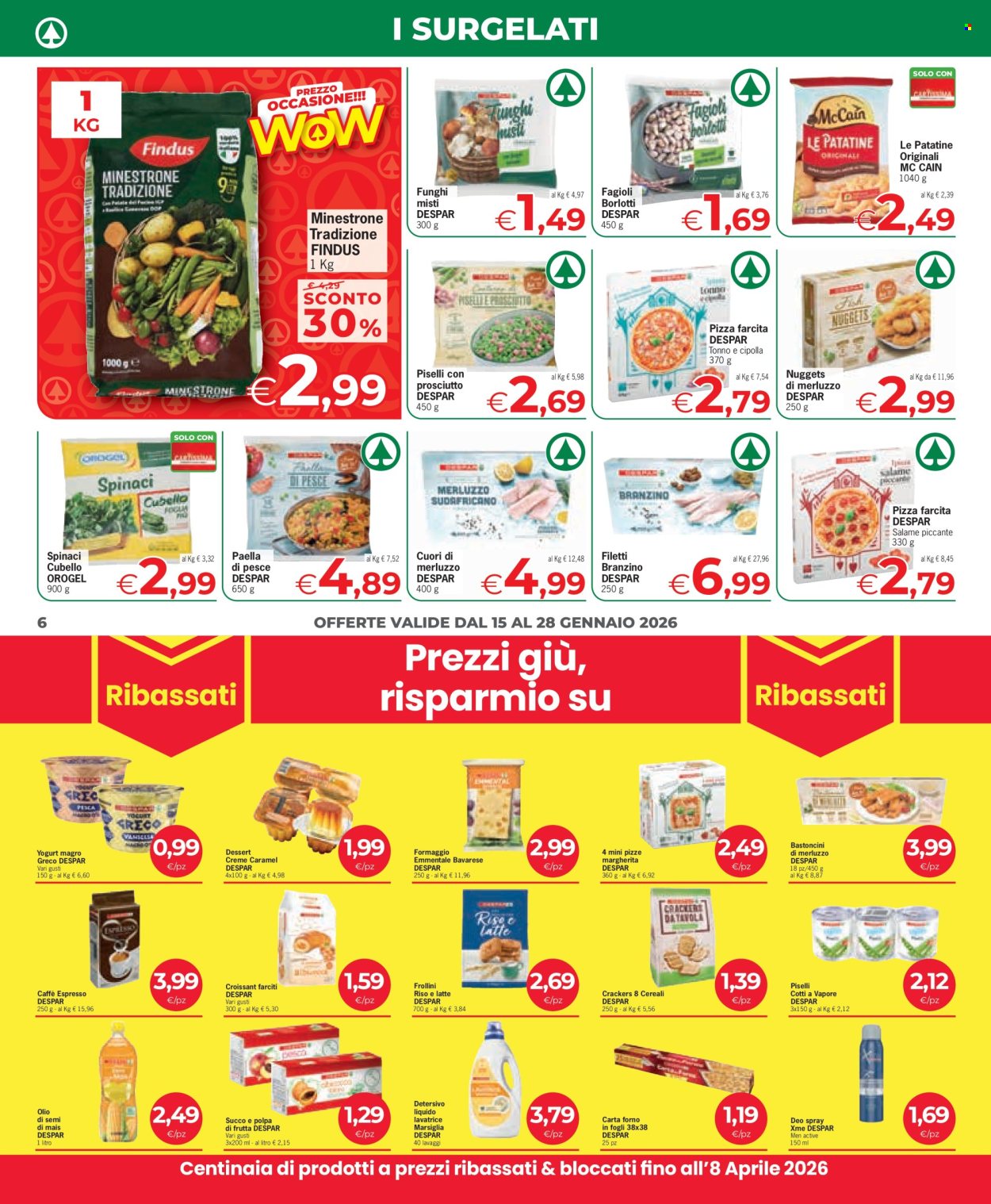 Volantino Eurospar - 15/1/2026 - 28/1/2026. Pagina 6