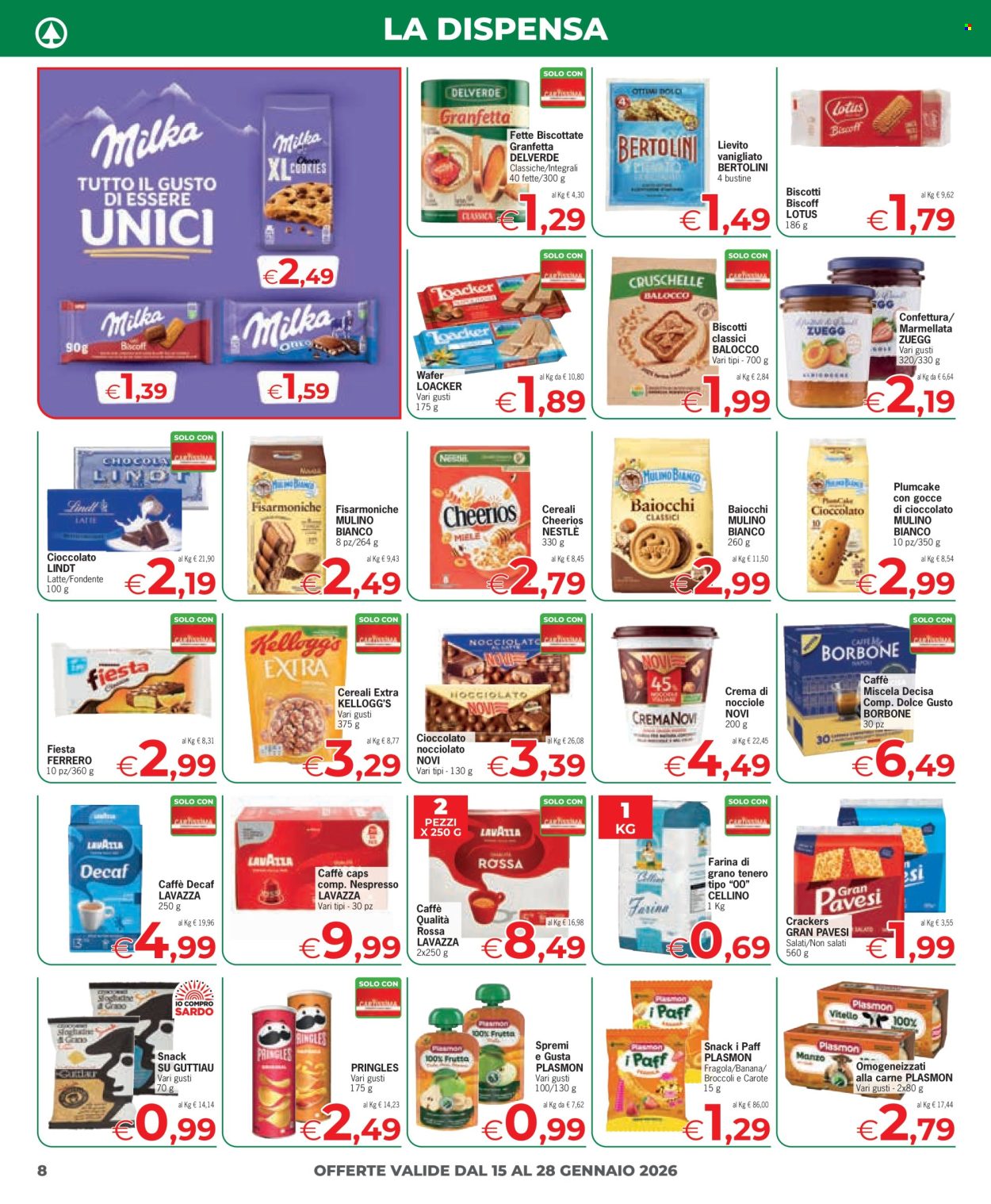 Volantino Eurospar - 15/1/2026 - 28/1/2026. Pagina 8