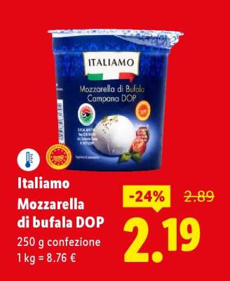 Italiamo Mozzarella di bufala DOP