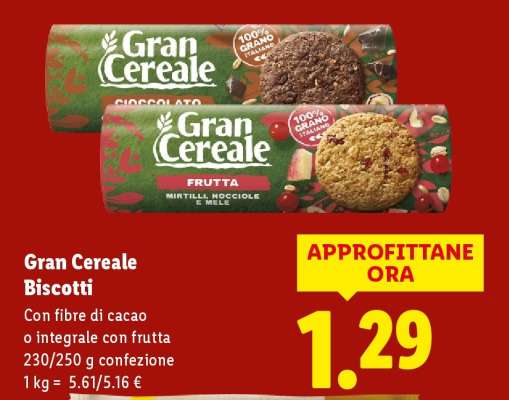 GRAN CEREALE Biscotti